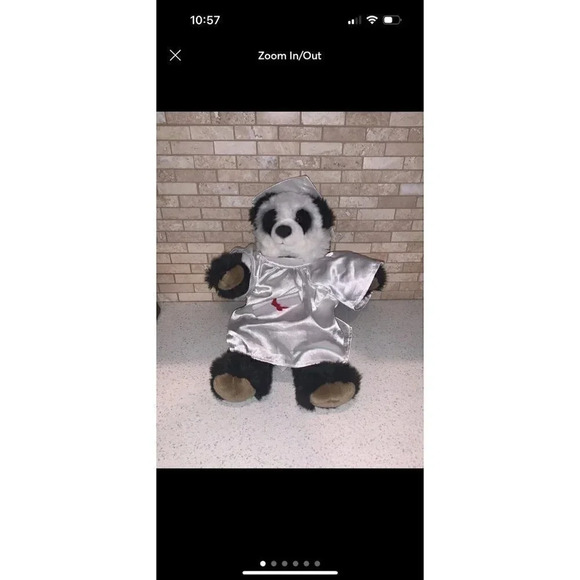Build a bear panda with graduation outfit  B3 - Picture 1 of 2
